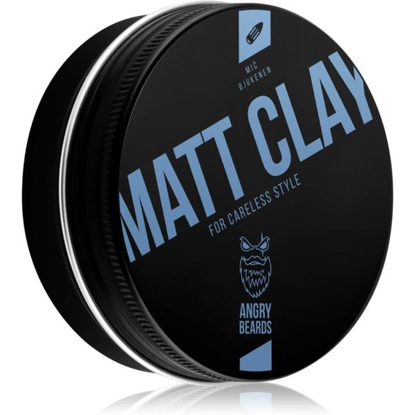 Angry Beards Angry Beards Mitch Buchannon Matt Clay matirajuća glina za oblikovanje kose 120 g