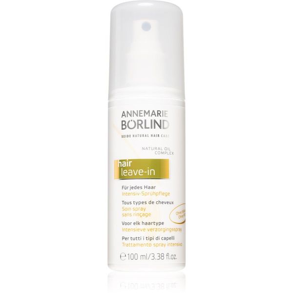 ANNEMARIE BÖRLIND ANNEMARIE BÖRLIND SEIDE NATURAL regenerator u spreju bez ispiranja za sjajnu i mekanu kosu 100 ml