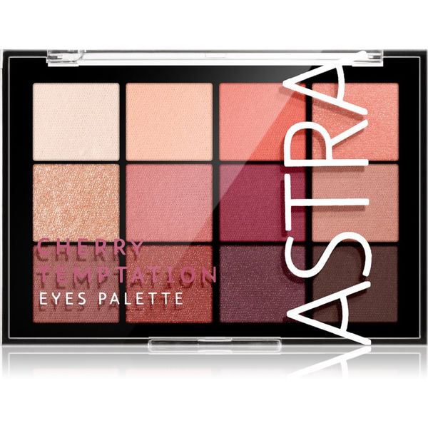 Astra Make-up Astra Make-up Palette The Temptation paleta sjenila za oči nijansa Cherry Temptation 15 g