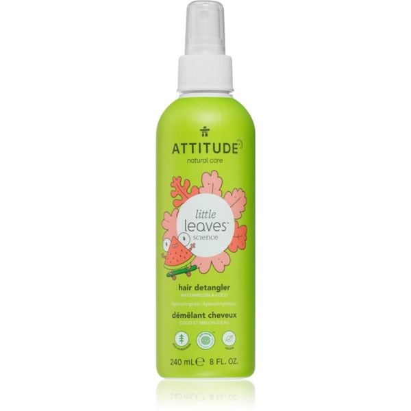 Attitude Attitude Little Leaves Watermelon & Coco sprej za jednostavno raščešljavanje kose za djecu 240 ml