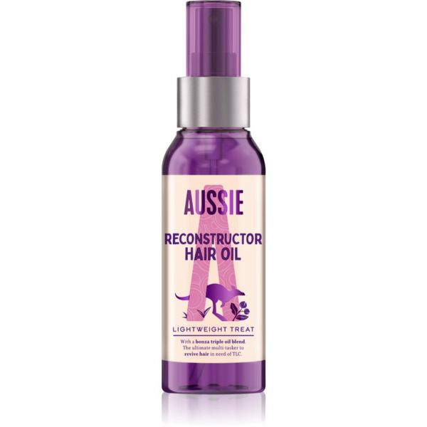 Aussie Aussie 3 Miracle Oil Reconstructor uljna njega za oštećenu kosu 100 ml