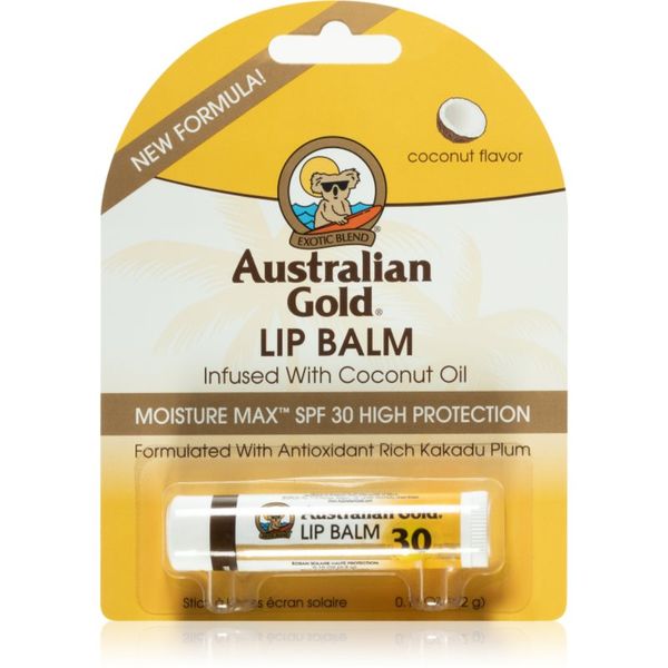 Australian Gold Australian Gold Moisture Max balzam za usnice s učinkom punoće SPF 30 4,2 g
