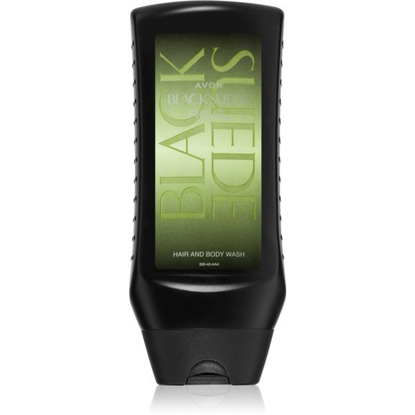 Avon Avon Black Suede Real gel za tuširanje i šampon 2 u 1 za muškarce 250 ml