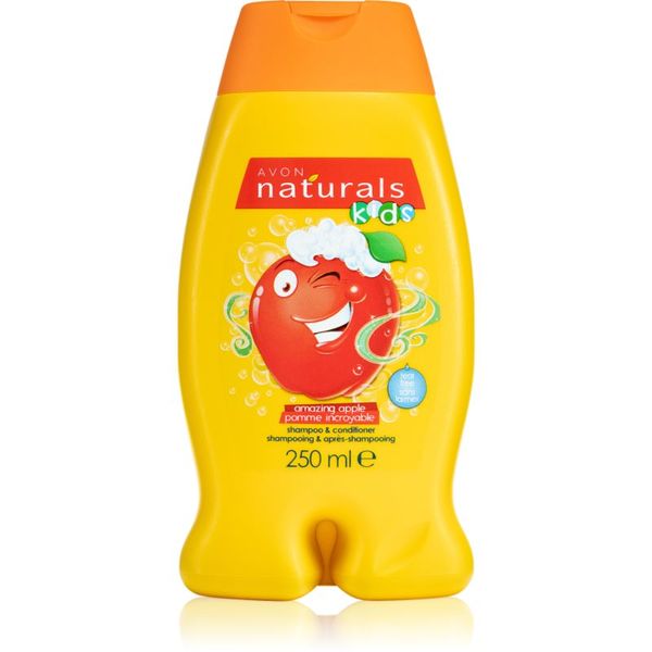 Avon Avon Naturals Kids Amazing Apple šampon i regenerator 2 u 1 za djecu s mirisom Amazing Apple 250 ml