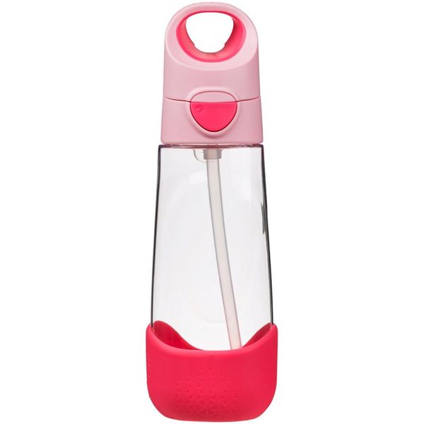 B.Box B.Box Bottle with Straw boca sa slamkom Flamingo Fizz 450 ml