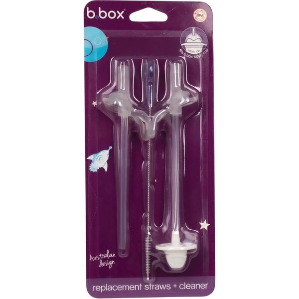 B.Box B.Box Replecement Straws + Cleaner silikonska slamčica 3 kom