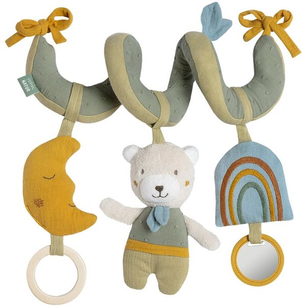 BABY FEHN BABY FEHN fehnNATUR Activity Spiral Bear viseća igračka kontrastnih boja 1 kom