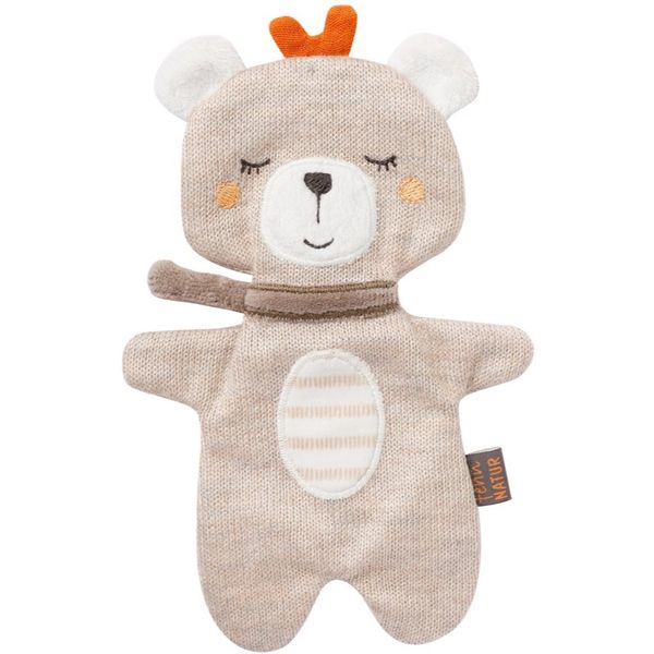 BABY FEHN BABY FEHN fehnNATUR Crinkle Teddy plišana igračka sa zvečkom 1 kom