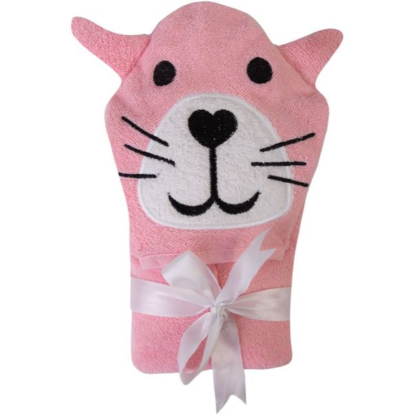 Babymatex Babymatex Jimmy Pink Panter ručnik s kapuljačom 80x80 cm