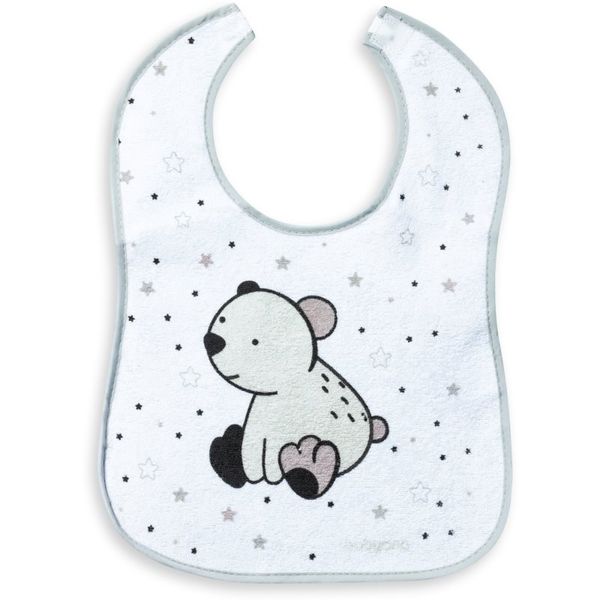 BabyOno BabyOno Be Active I Can Almost Feed Myself podbradnik Grey 9 m+ 1 kom