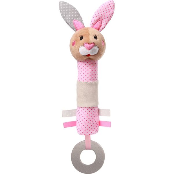 BabyOno BabyOno Have Fun Baby Squeaker plišana igračka s pištanjem Bunny Julia 1 kom