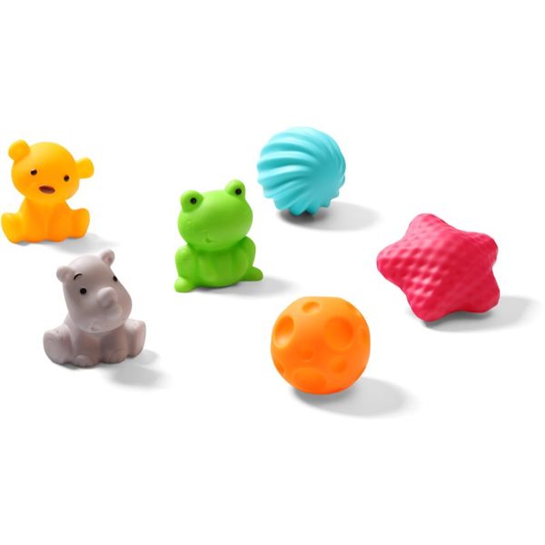 BabyOno BabyOno Have Fun Sensory Balls mekane senzorske loptice 6 m+ 6 kom
