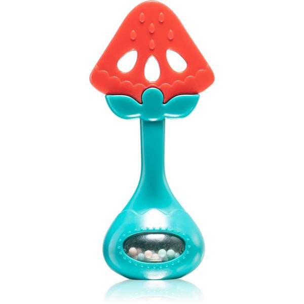 BabyOno BabyOno Have Fun Teether grickalica za bebe sa zvečkom Tasty Watermelon 1 kom