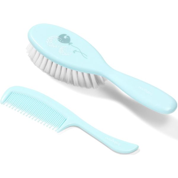 BabyOno BabyOno Take Care Hairbrush and Comb II set Mint (za djecu od rođenja)