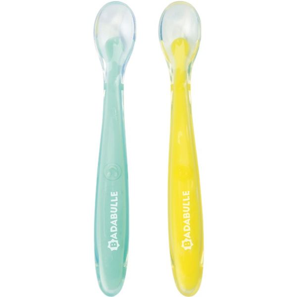 Badabulle Badabulle Silicone Spoons žličica 3 m+ 2 kom