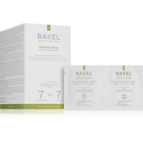 Bakel Bakel Renew-Skin vlažne maramice za dvofaznu njegu lica 2x30 kom