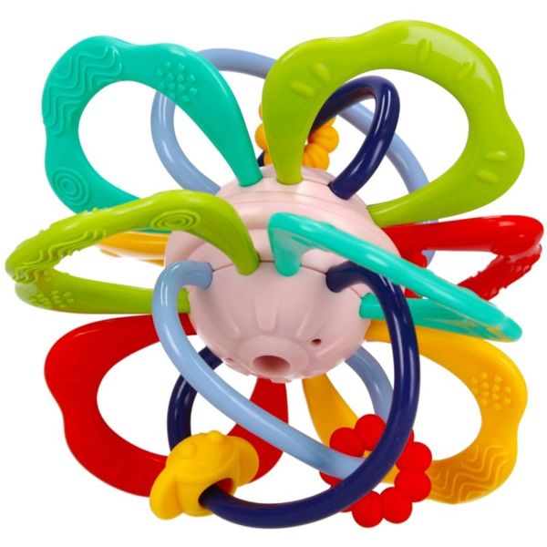 Bam-Bam Bam-Bam Sensory Ball grickalica za bebe sa zvečkom 6m+ 1 kom