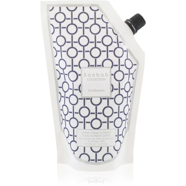 Baobab Collection Baobab Collection Body Wellness Gentlemen mlijeko za ruke i tijelo zamjensko punjenje 350 ml