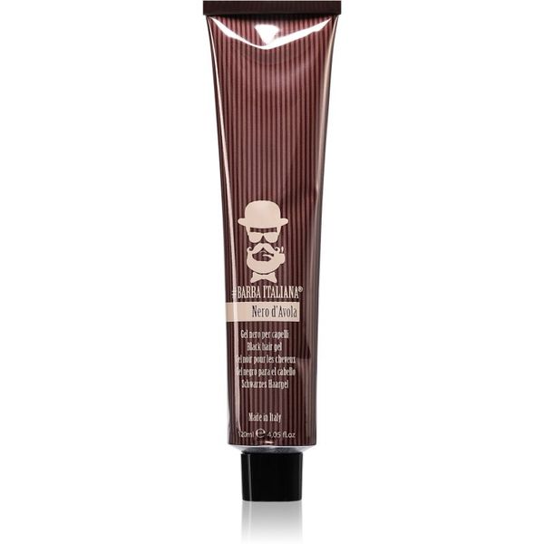 Barba Italiana Barba Italiana Nero d'Avola crni gel za sijedu kosu i bradu 120 ml