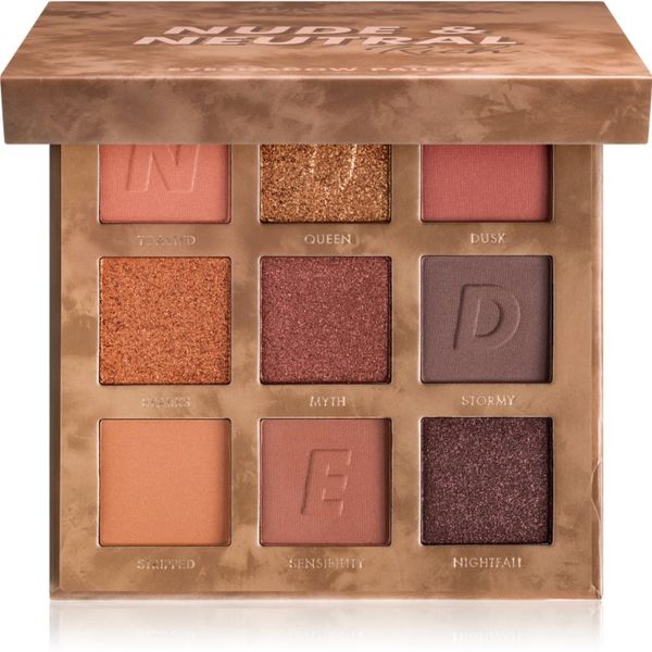Barry M Barry M Nude & Neutral paleta sjenila za oči nijansa Medium/Rich 18 g