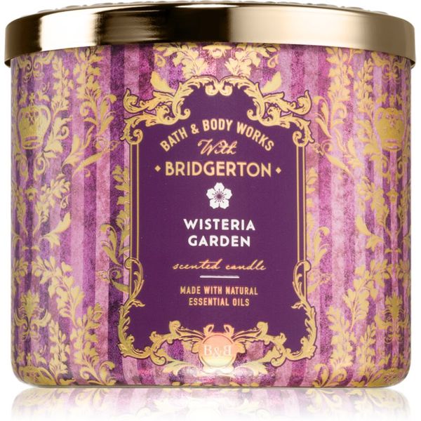 Bath & Body Works Bath & Body Works Bridgerton Wisteria Garden mirisna svijeća 411 g