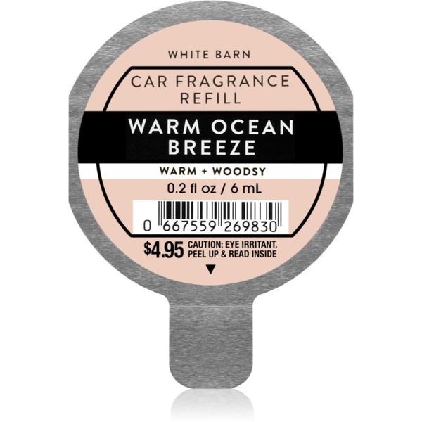 Bath & Body Works Bath & Body Works Warm Ocean miris za auto zamjensko punjenje 6 ml