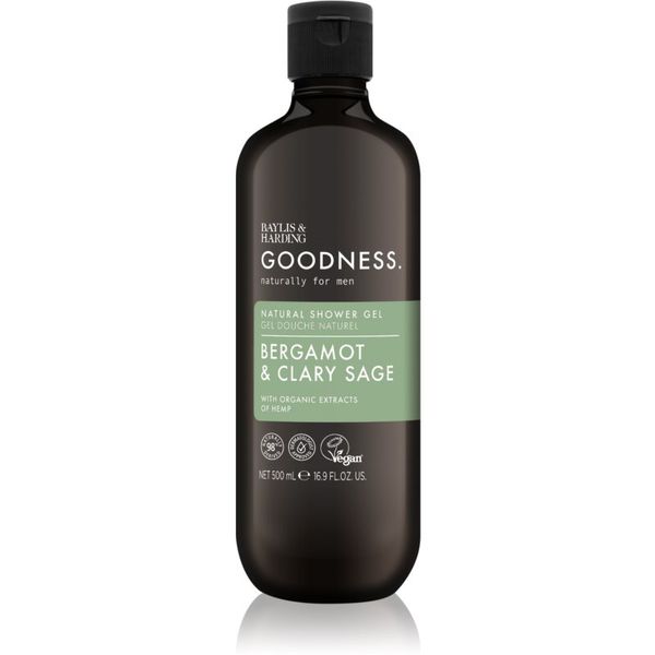 Baylis & Harding Baylis & Harding Goodness Bergamot & Clary Sage gel za tuširanje za muškarce 500 ml