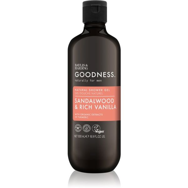 Baylis & Harding Baylis & Harding Goodness Sandalwood & Rich Vanilla gel za tuširanje za muškarce 500 ml