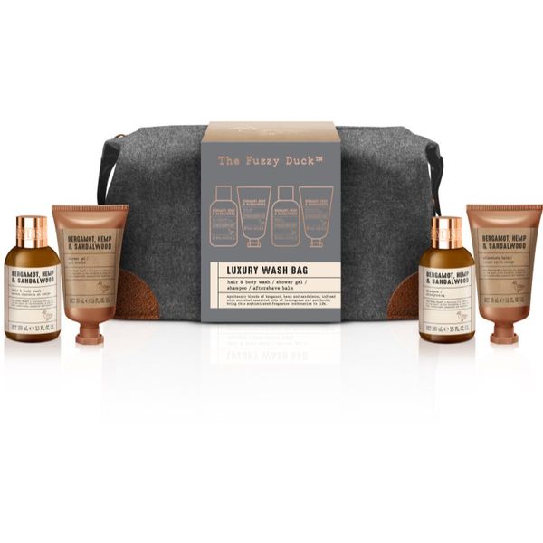 Baylis & Harding Baylis & Harding The Fuzzy Duck Bergamot, Hemp & Sandalwood poklon set (kozmetička torbica) za muškarce