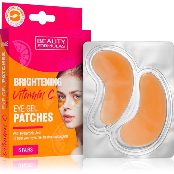 Beauty Formulas Beauty Formulas Vitamin C posvjetljujuća maska za oči 6x2 kom