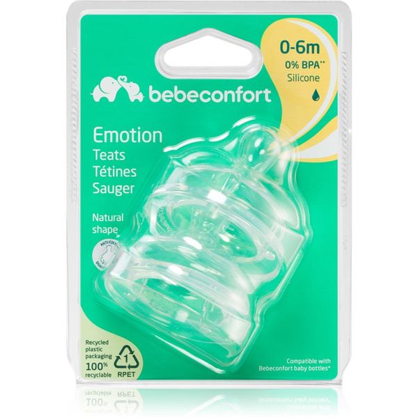 Bebeconfort Bebeconfort Emotion Slow Flow sisač za bočicu 0-6 m 2 kom