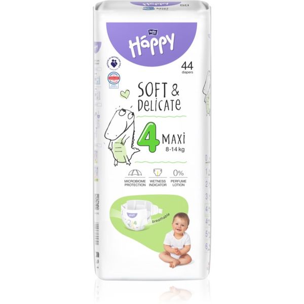Bella Baby Happy BELLA Baby Happy Soft&Delicate Size 4 Maxi jednokratne pelene 8-14 kg 44 kom
