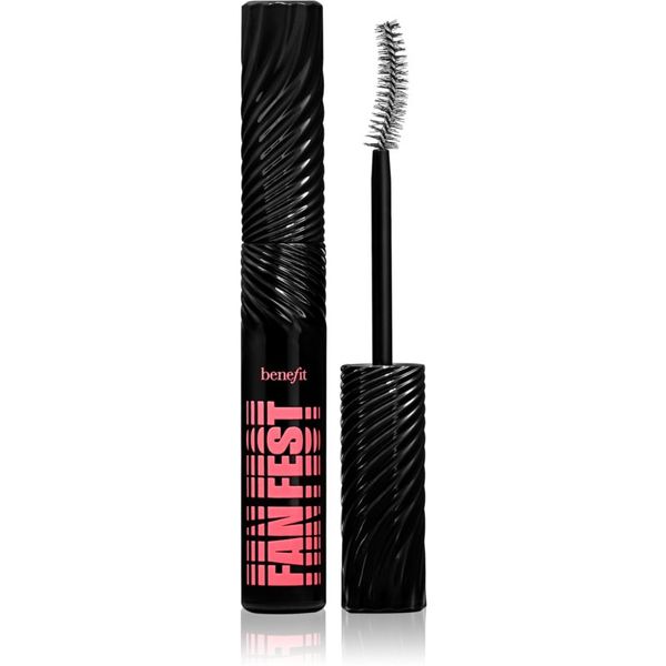 Benefit Benefit Fan Fest Fanning & Volumizing Mascara maskara za volumen i gustoću trepavica nijansa Hyper Black 8,5 g