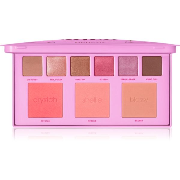 Benefit Benefit Treat Yourself, Gorgeous! paleta sjenila za oči i rumenila limitirana serija 13.5 g