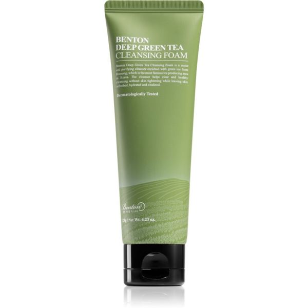 Benton Benton Deep Green Tea hidratantna pjena za čišćenje sa zelenim čajem 120 g