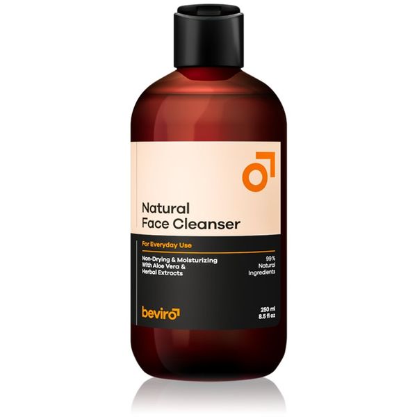 Beviro Beviro Natural Face Cleanser gel za pranje lica za muškarce 250 ml
