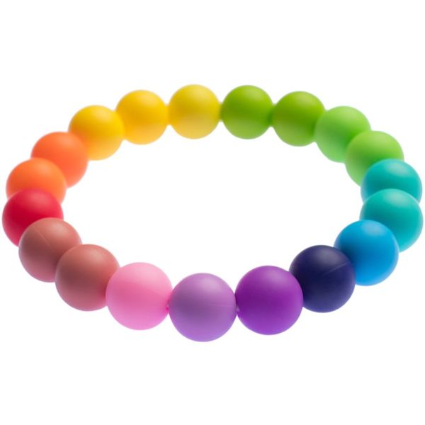 Biberschatz Biberschatz Bite bracelet Regenbogen kuglice za grickanje 1 kom