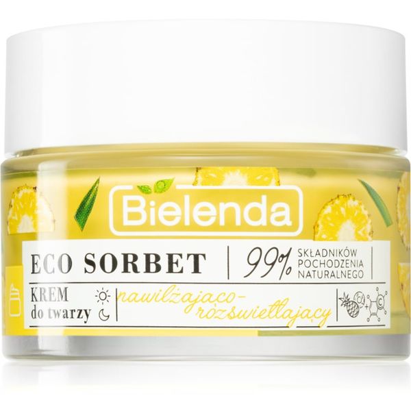 Bielenda Bielenda Eco Sorbet Pineapple hidratantna i posvjetljujuća krema za lice 50 ml