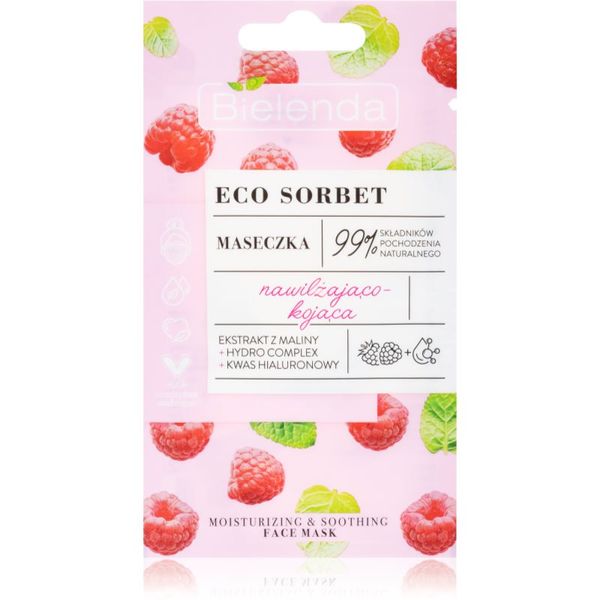Bielenda Bielenda Eco Sorbet Raspberry umirujuća maska 1 kom