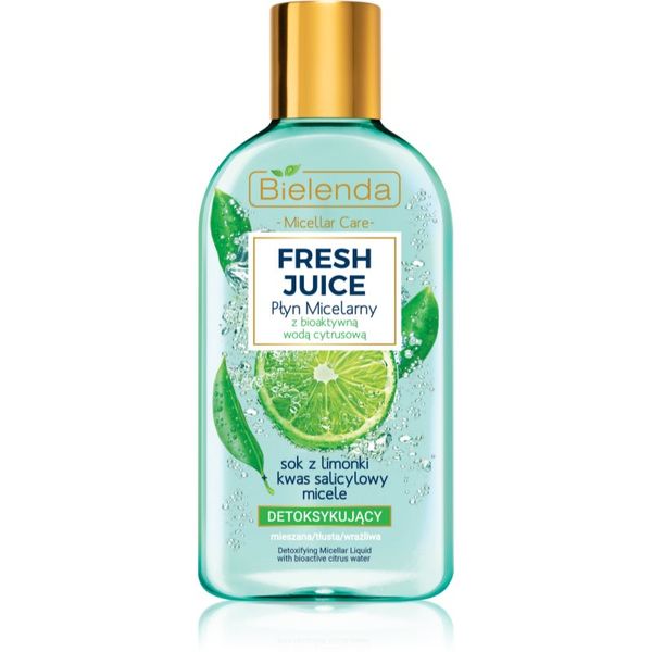 Bielenda Bielenda Fresh Juice Lime micelarna voda za mješovitu i osjetljivu kožu lica 500 ml