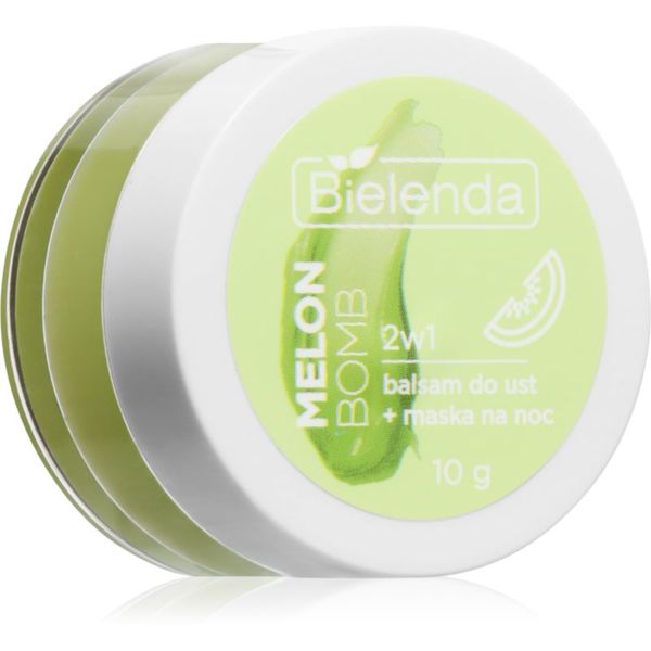 Bielenda Bielenda Lip Care Lip Balm + Night Mask balzam za usne s mirisom Melon Bomb 10 g