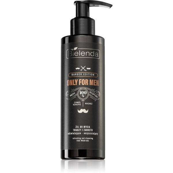 Bielenda Bielenda Only for Men Barber Edition gel za pranje za lice i bradu 190 g