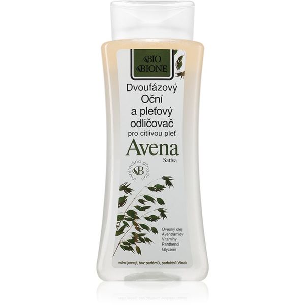 Bione Cosmetics Bione Cosmetics Avena Sativa dvofazno sredstvo za skidanje šminke za lice i oči 255 ml