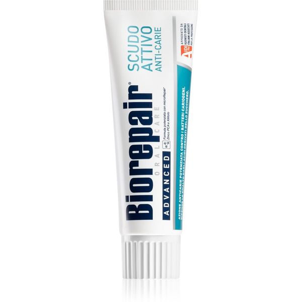 Biorepair Biorepair Advanced Active Shield pasta protiv zubnog plaka za zdrave desni 75 ml