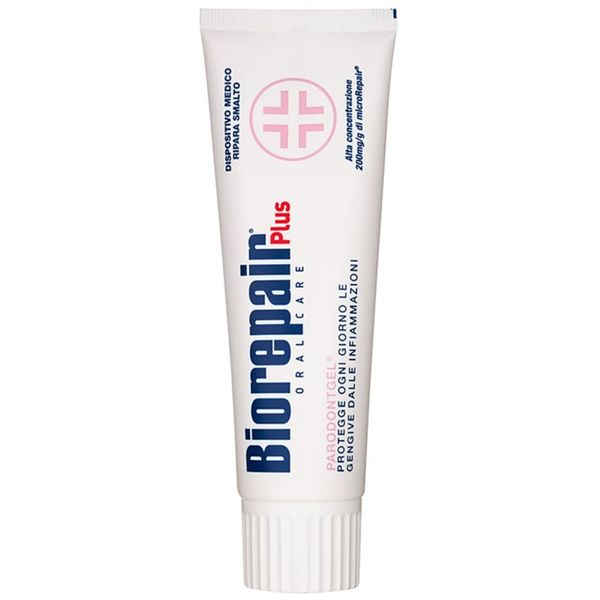 Biorepair Biorepair Plus Parodontgel umirujuća pasta za zube potiče oporavak nadraženih desni 75 ml