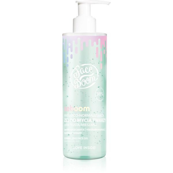 BodyBoom BodyBoom FaceBoom Seboom matirajući gel za čišćenje za mješovitu i masnu kožu 200 ml