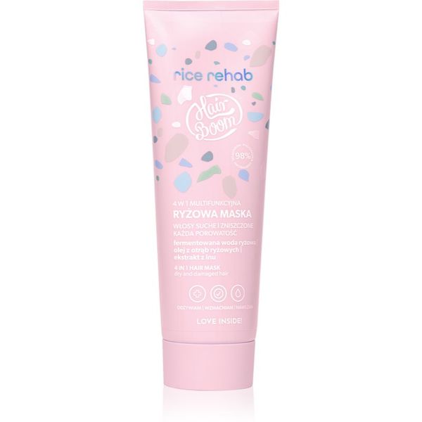 BodyBoom BodyBoom HairBoom Rice Rehab- 4 in 1 Multifunctional Rice Hair Mask maska za kosu za finu i oštećenu kosu 200 ml