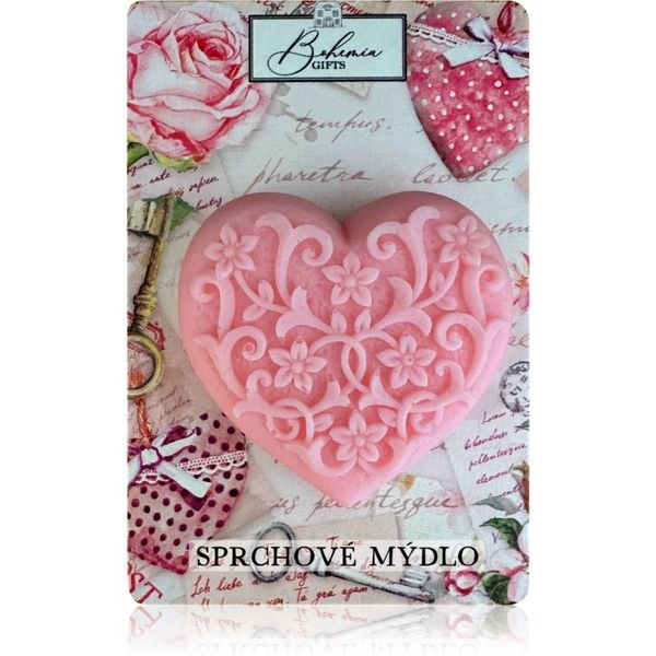 Bohemia Gifts & Cosmetics Bohemia Gifts & Cosmetics Handmade Heart sapun ručne izrade s glicerinom 90 g