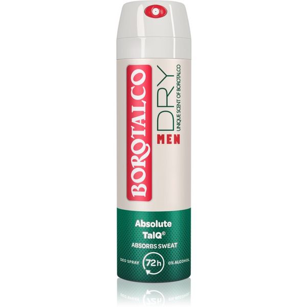 Borotalco Borotalco MEN Dry dezodorans u spreju za muškarce parfemi Unique Scent of Borotalco 150 ml