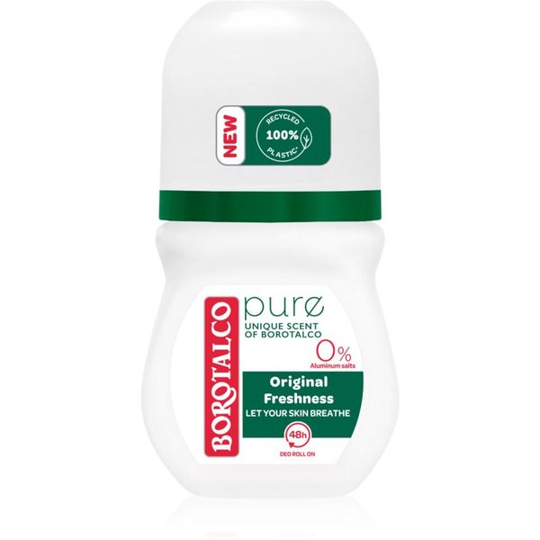 Borotalco Borotalco Pure Original Freshness dezodorans roll-on bez aluminijske soli 50 ml
